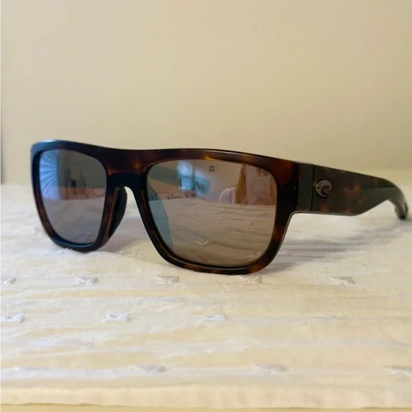Costa Del Mar Tortoise Shell Sunglasses Sampan MH1191 - Picture 3 of 7
